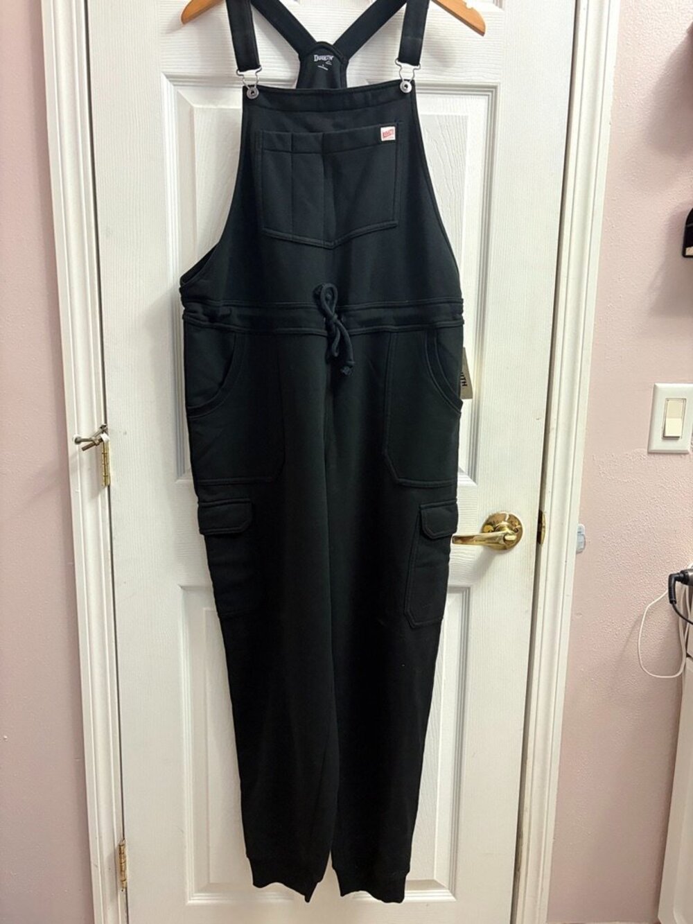 Duluth Souped-Up Sweats with Storm Cotton Overalls Black L - Picture 5 of 5